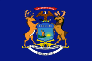 michigan flag